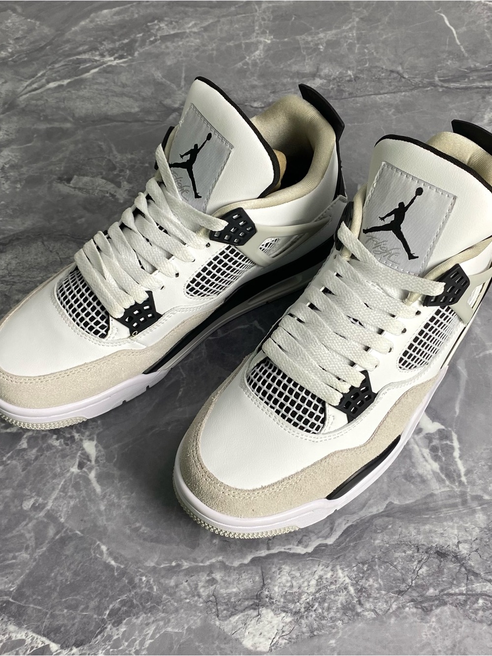 Jordan Men’s Sneakers in White, Black, Cream
